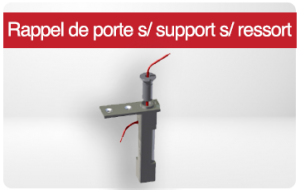 Rappel de porte sans support ni ressort