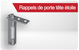 Rappels de porte tête étoile