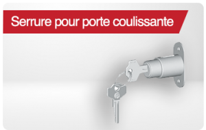 Serrure pour porte coulissante