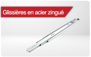 glissieres en acier zingue