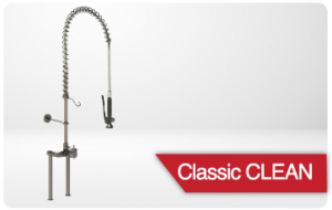 Douchettes de prévalage en inox Classic Clean